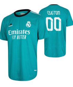 Custom Real Madrid Green 2021-22 Third Jersey