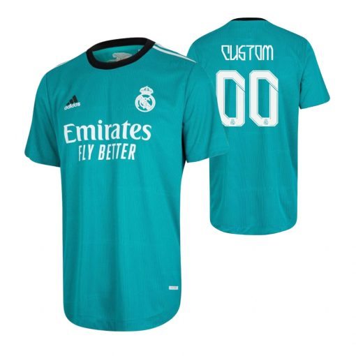 Custom Real Madrid Green 2021-22 Third Jersey