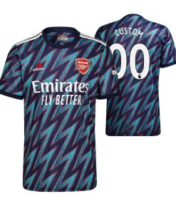Custom Arsenal 2021-22 Third Jersey Blue