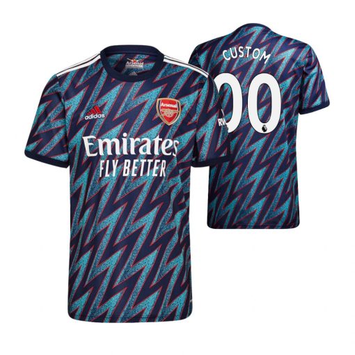 Custom Arsenal 2021-22 Third Jersey Blue