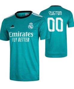 Custom Real Madrid 2021-22 Third Jersey Green