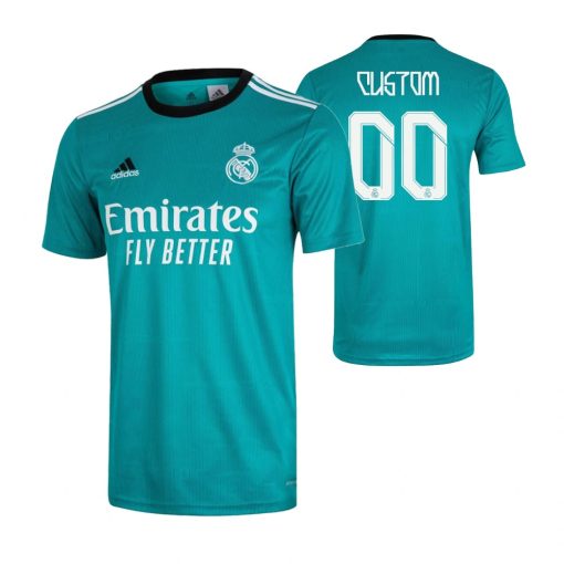 Custom Real Madrid 2021-22 Third Jersey Green