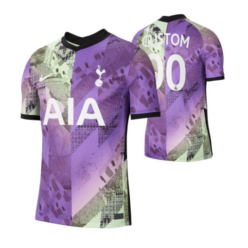 Custom Tottenham Hotspur 2021-22 Third Jersey Purple