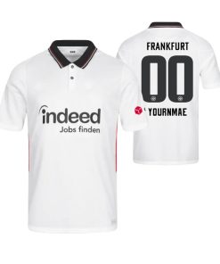 Custom Eintracht Frankfurt 2021-22 Third Jersey White