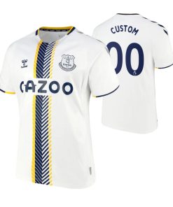 Custom Everton 2021-22 Third Jersey White