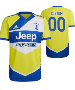 Custom Juventus 2021-22 Third Jersey Yellow
