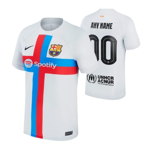 Custom Barcelona 2022-23 Third Jersey Gray