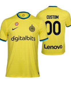 Custom Inter Milan 2022-23 Third Jersey Yellow