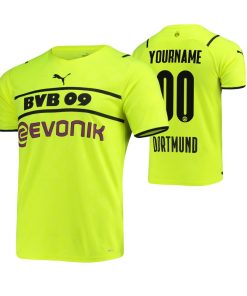 Custom Borussia Dortmund 21-22 Third Jersey Yellow