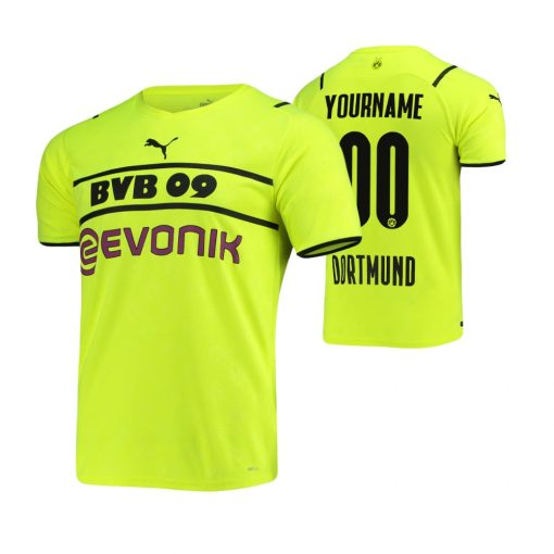 Custom Borussia Dortmund 21-22 Third Jersey Yellow