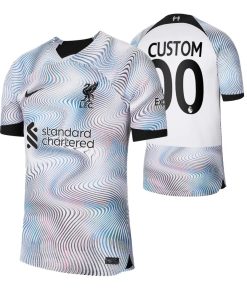 Custom Liverpool 2022-23 Away Jersey White
