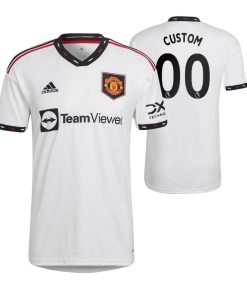Custom Manchester United 2022-23 Away Jersey White