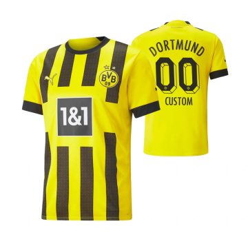 Custom Borussia Dortmund 2022-23 Home Jersey Yellow