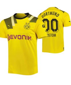 Custom Borussia Dortmund 2022-23 Third Jersey Yellow
