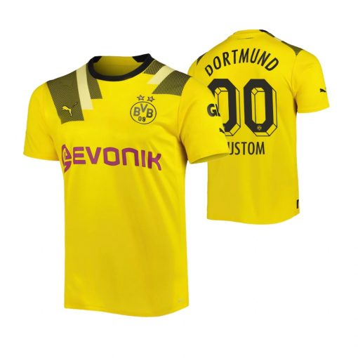 Custom Borussia Dortmund 2022-23 Third Jersey Yellow