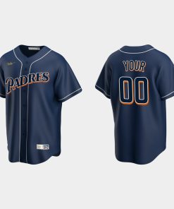 Custom San Diego Padres Cooperstown Collection Jersey Navy