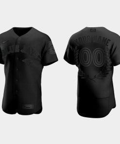 Custom Toronto Blue Jays Awards Collection Jersey Black