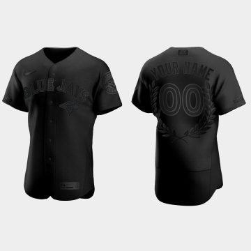 Custom Toronto Blue Jays Awards Collection Jersey Black