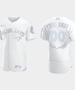 Custom Toronto Blue Jays Awards Collection Jersey White