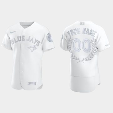 Custom Toronto Blue Jays Awards Collection Jersey White