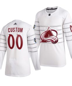 Custom 2020 NHL All Star Game Colorado Avalanche White Jersey