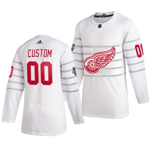 Custom 2020 NHL All Star Game Detroit Red Wings White Jersey