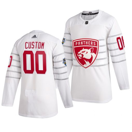 Custom 2020 NHL All Star Game Florida Panthers White Jersey