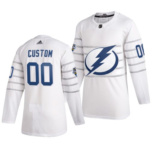 Custom 2020 NHL All Star Game Tampa Bay Lightning White Jersey