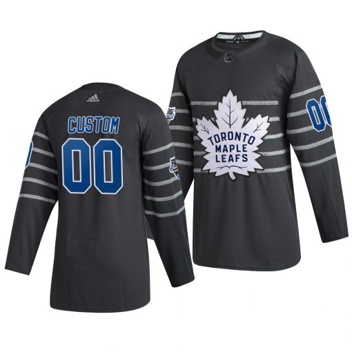 Custom 2020 NHL All Star Game Toronto Maple Leafs Gray Jersey