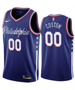 Custom 76ers Navy 2019-20 City Edition Swingman Jersey