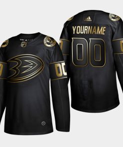 Custom Anaheim Ducks 2019 Golden Edition Black Player Jersey