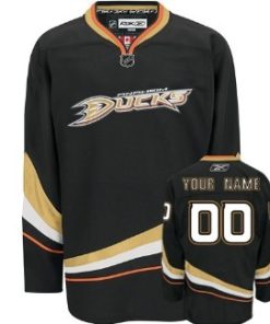Custom Anaheim Ducks Black Jersey
