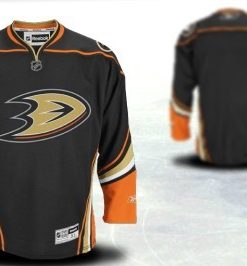 Custom Anaheim Ducks Black Third Jersey