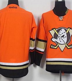 Custom Anaheim Ducks Orange Alternate Hockey Jersey
