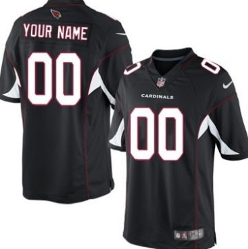 Custom Arizona Cardinals Black Limited Jersey