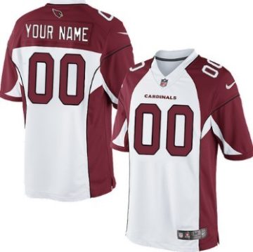 Custom Arizona Cardinals White Limited Jersey