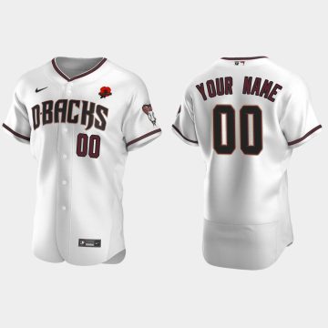 Custom Arizona Diamondbacks 2021 Memorial Day Flex Base Jersey White