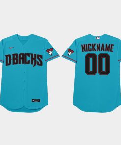 Custom Arizona Diamondbacks 2021 Players' Weekend Nickname Jersey Blue
