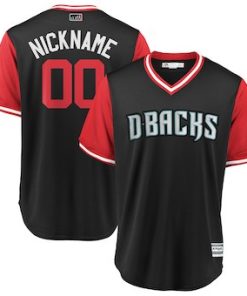 Custom Arizona Diamondbacks Black 2018 Players' Weekend Cool Base Jersey