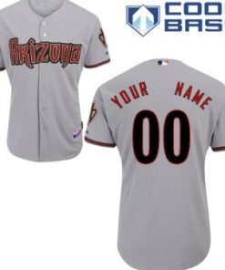 Custom Arizona Diamondbacks Gray Jersey