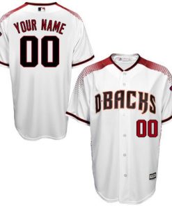 Custom Arizona Diamondbacks Whitebrick Cool Base Jersey