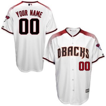 Custom Arizona Diamondbacks Whitebrick Cool Base Jersey