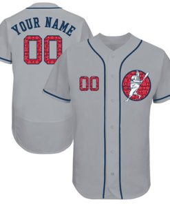 Custom Astros White Red Logo Flexbase New Design Jersey