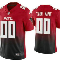 Custom Atlanta Falcons 2020 Red Active Player Limited Stitched Jersey