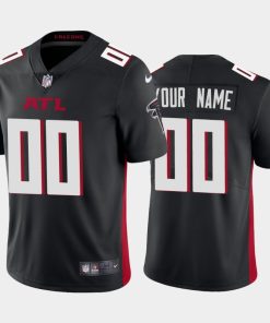 Custom Atlanta Falcons Black 2020 New Vapor Limited Jerseys