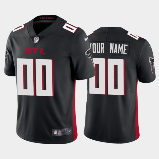 Custom Atlanta Falcons Black 2020 New Vapor Limited Jerseys