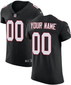 Custom Atlanta Falcons Black Alternate Vapor Untouchable Elite Jersey