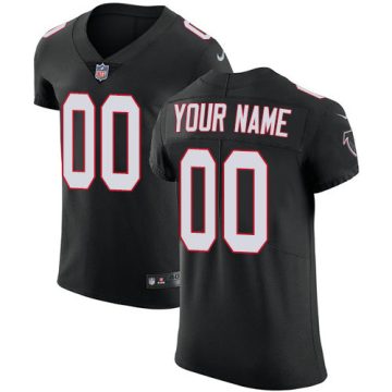 Custom Atlanta Falcons Black Alternate Vapor Untouchable Elite Jersey
