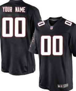 Custom Atlanta Falcons Black Limited Jersey