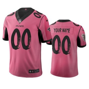 Custom Atlanta Falcons Pink Vapor Limited City Edition Jersey